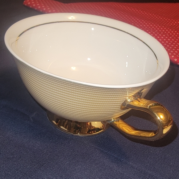 Gorgeous just alpha brand tea cup and saucer